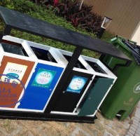 分類垃圾桶標識不清不明，垃圾何以分類？