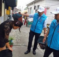 分類垃圾桶發(fā)放每家每戶加強環(huán)保意識