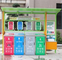 戶外社區(qū)垃圾分類收集站定制