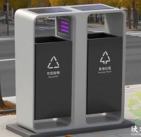 太陽(yáng)能滅蚊燈不銹鋼分類(lèi)垃圾桶，點(diǎn)亮智慧健康生活